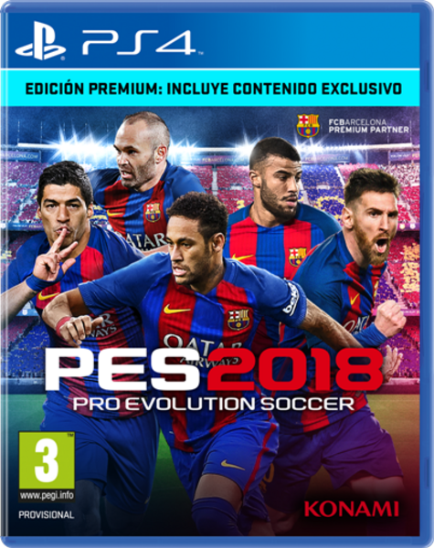 PS4 PES 2018 PRO EVOLUTION SOCCER PREMIUM EDITION